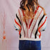 'Rosehall' Stripe Knit Sweater - Celes Fashion